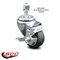 Service Caster 3 Inch Thermoplastic Rubber Swivel 12mm Threaded Stem Caster with Brake SCC SCC-TS20S314-TPRB-TLB-M1215 - alternate 3